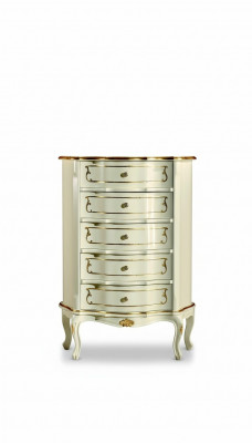 Italienesch Miwwelen Luxus Stil Barock Wäiss Schaf Kommode Designer Miwwelen