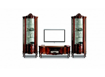 Italienesch Luxus Stil Wunnzëmmer Miwwel Vitrine Schaf Barock Rokoko Stil Set Design