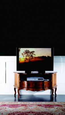 RTV Schief Italienesch Miwwelen Sideboard TV Lowboard Wunnzëmmer Holz
