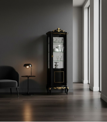 Designer Italienesch Chic Holz Miwwelen Barock Stil Luxus Schaf Vitrine Wunnzëmmer