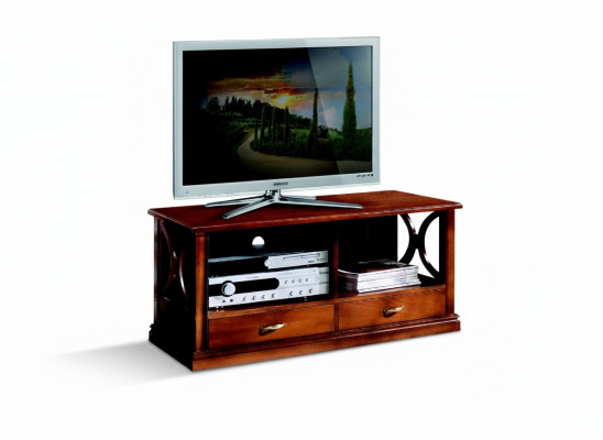 Luxus-Säitenschaf TV-Schaf RTV Italienesch Miwwelen Wunnzëmmer Holz Barock