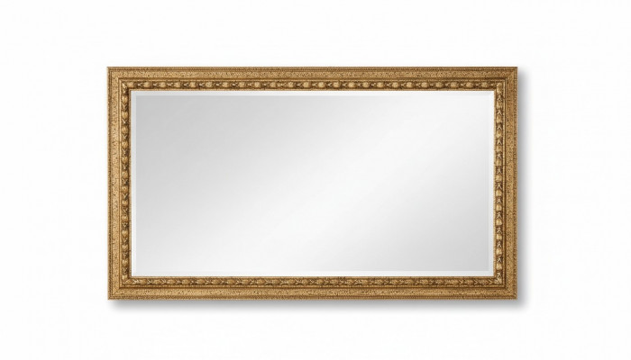 Gold Spigel Design Luxus XXL Wandspigel Holz Kader Barock Stil Italien Nei