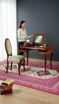 Design Dësch Sekretär Luxus Schreif Büro Miwwelen Holz Dëscher Büro