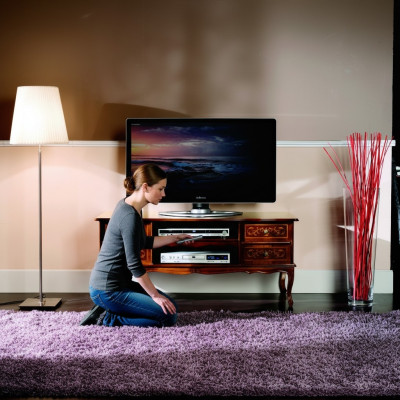 Sideboard TV RTV Schaf Italienesch Miwwelen Wunnzëmmer Holz Miwwelen
