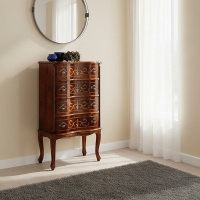 Designer Italienesch Holzmiwwel Kommode Anrichte Sideboard Luxus Stil