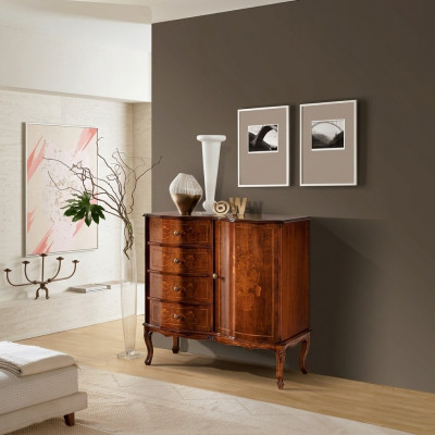 Luxus Designer Italienesch Holz Miwwel Kommode Anrichte Barockstil Sideboard