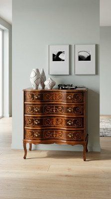 Designer Luxus Italienesch Holz Miwwel Kommode Schaf Anrichten Massivholz