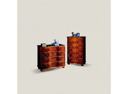 Italienesch Holzmöbel Design Luxus Kommode Schaf 4 Tiräng Braun