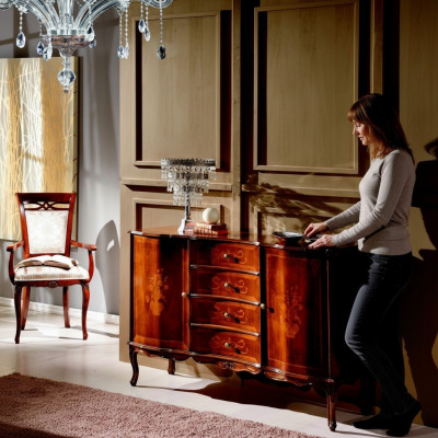 Säitebord Schaf Kommoden Holz Miwwelen Schief Kommode Luxus Designer Konsolen