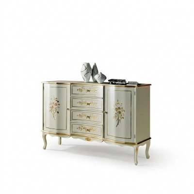 Luxus Kommode Schaf Italienesch Holz Miwwelen Design Sideboard Konsol.