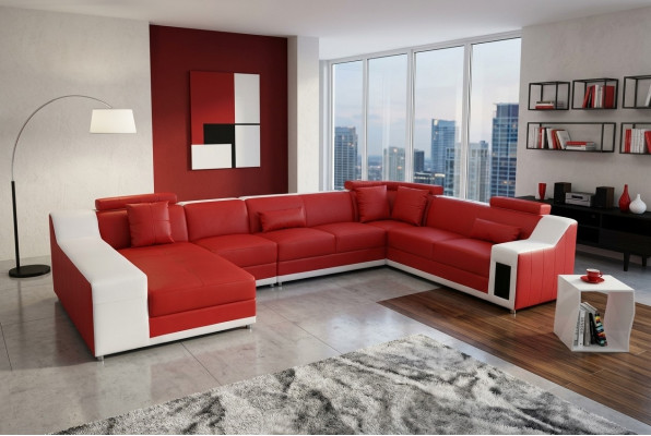 Wunn Lieder Landschaft Sofa mat USB, Polster Garnitur Sofas Sëtz Garnituren Nei