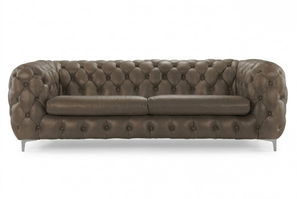 Chesterfield Sofa Braun XXL Grouss Lieder Wunnzëmmer Miwwelen 4 Sëtzer Violett Giel Gréng