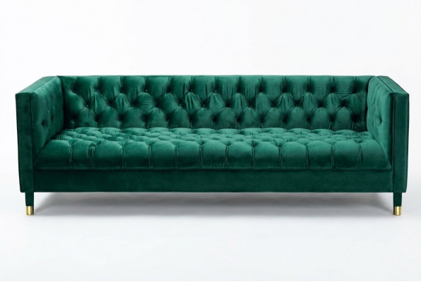 Grénge Chesterfield 4-Plätzer Luxus Sofa Textil Stoff Canapéën