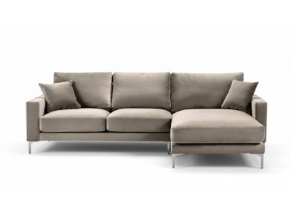Beige Eckcouch Stoff Wunnzëmmer Design Couches Polstersofa Sofas Eckgarnitur Nei