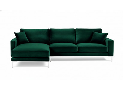 Loft Sofa Luxus Eckcouch Miwwel Eckgarnitur Samt Couchen sofas gréng Wunnzëmmer