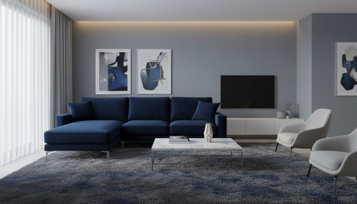 Loft Sofa Luxus Eckcouch Modern Wunnzëmmer Miwwelen Eckgarnitur Sofae Samt Couchen