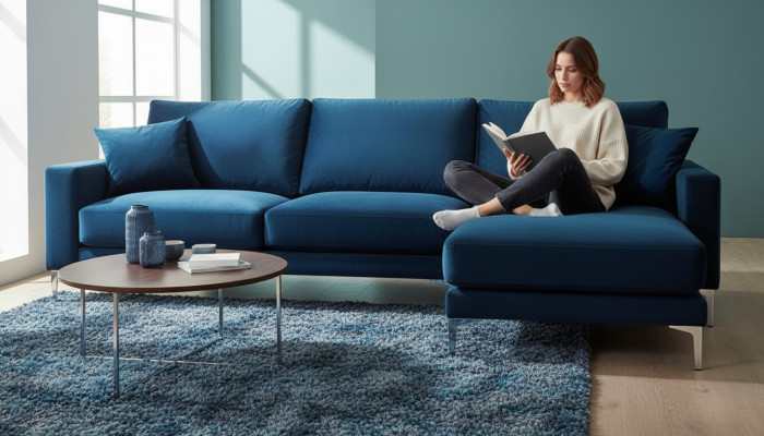 Türkesche Eckcouch Stoff Wunnzëmmersdesign Couchen Polstersofa Sofas Eckgarnitur
