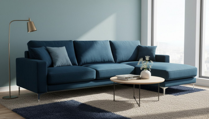Türkesche Eckcouch Stoff Wunnzëmmersdesign Couchen Polstersofa Sofas Eckgarnitur