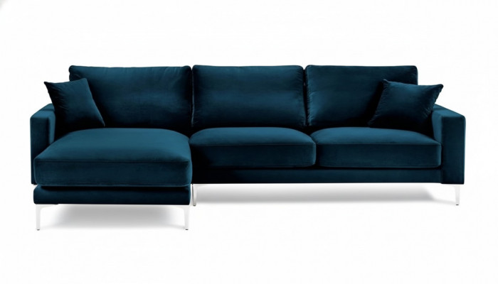 Sofaen Nei Kreativ Türkis Ecksofa Stoff Wunnzëmmer Design Couchen Polster Sofa