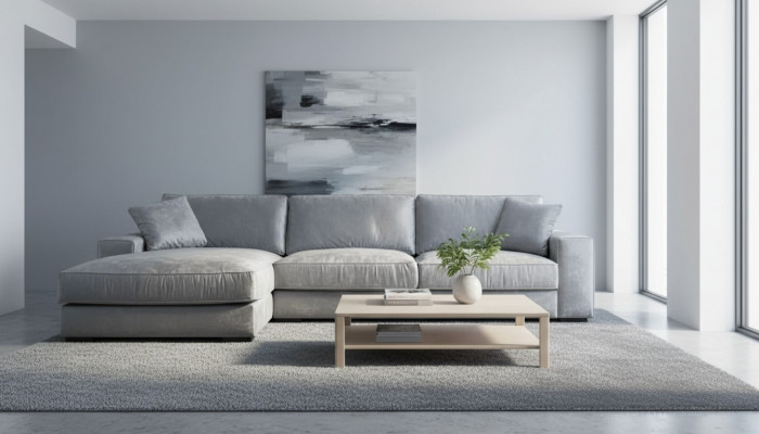 Italienesche Stil Miwwelen Ecksofa Stoff Wunnzëmmer Design Couchen Polstersofaen