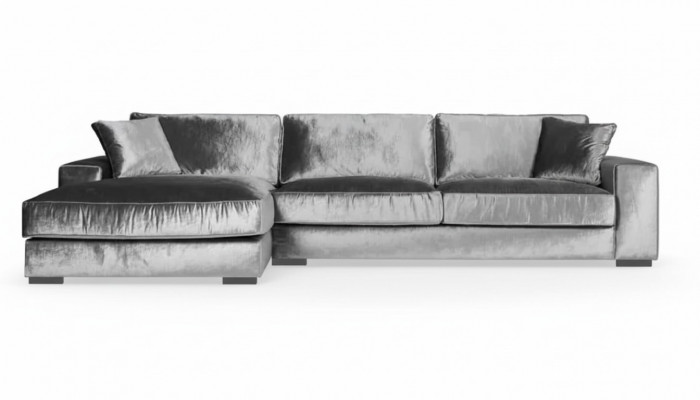 Italienesche Stil Miwwelen Ecksofa Stoff Wunnzëmmer Design Couchen Polstersofaen