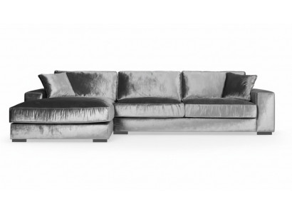 Italienesche Stil Miwwelen Ecksofa Stoff Wunnzëmmer Design Couchen Polstersofaen