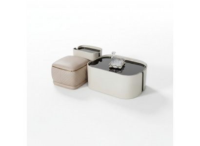 Canapé Dësch Still Modern Kreativ Wunnzëmmer Design Miwwelen Holz Luxus Neu Dësch