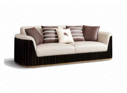 Sofa 3-Sëtzer Beige Moderne Design Couchen Lieder Sofas Nei Kreativ