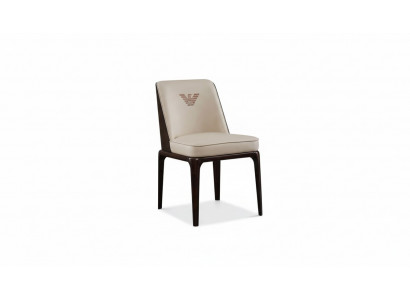 Lieder Luxus Beige Grupp Fauteuil Modernen Design Miwwel Iesszëmmer Holz 6 Still