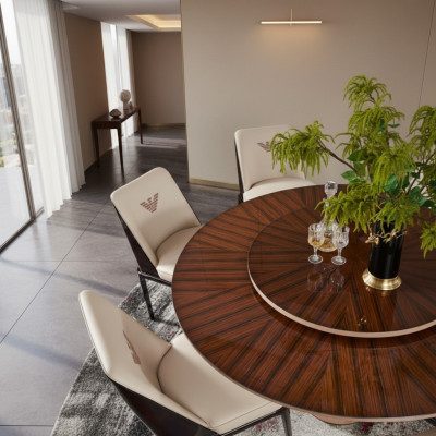 Iessdësch Brong Ronn Dëscher Design Miwwelen Luxus Iesszëmmer Dësch Kichen