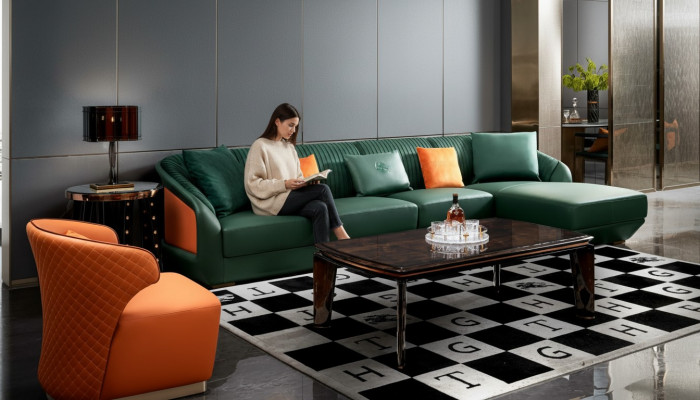 Couchtisch Edler Holz Niewentisch Modernen Design Miwwelen Luxus Wunnzëmmer