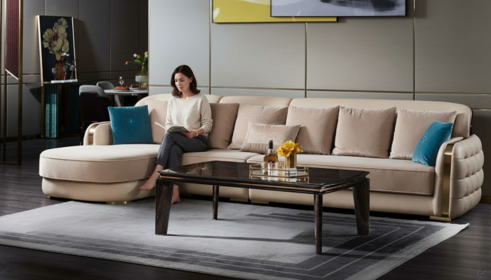 Canapézäit Dësch Wunnzëmmer Holz Modern Design Miwwelen Luxus Dësch Dëscher