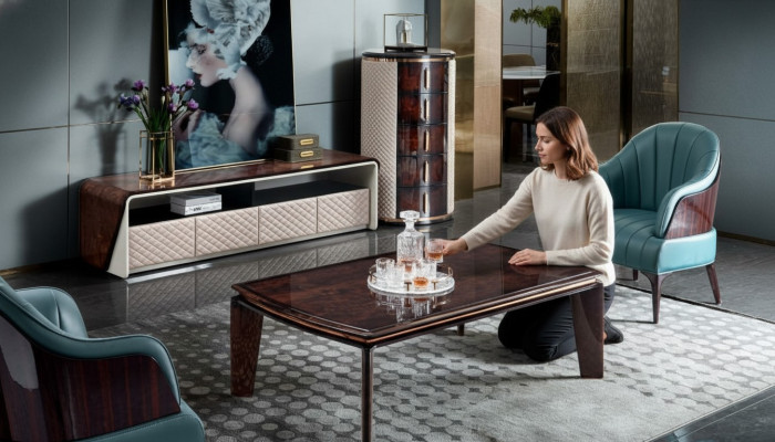 Couchtisch Ënnerschaf Kommod Luxus Sofaen Holzd-design Miwwelen Wunnzëmmer Couchen