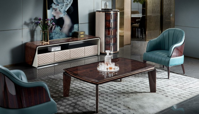 Couchtisch Ënnerschaf Kommod Luxus Sofaen Holzd-design Miwwelen Wunnzëmmer Couchen