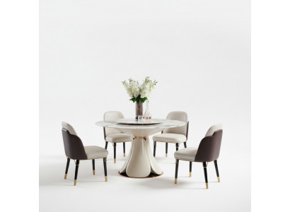 Stull Set 4x Still Mëllech Lieder Luxus Iesszëmmer Nei Kreativt Design