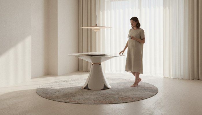 Iessen Dësch Lieder Steen Dëscher Holz Luxus Modernen Design Miwwel Dësch
