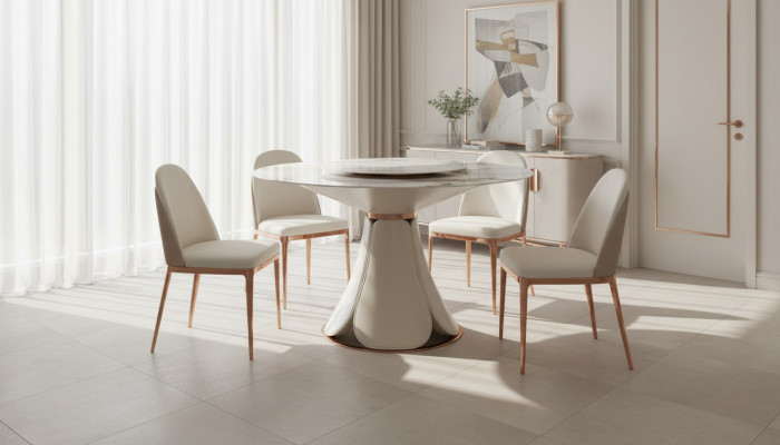 Iessen Dësch Lieder Steen Dëscher Holz Luxus Modernen Design Miwwel Dësch