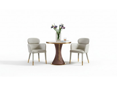 Sëtzel Lieder Wäiss Modern Miwwelen Lehnstull Design Miwwelen Luxus Edelstol