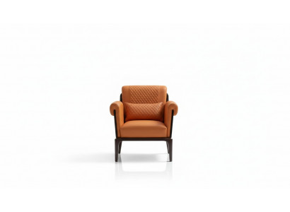 Orangen Lieder Sesselen Design Still Miwwel Luxus Wunnzëmmer Holz Nei