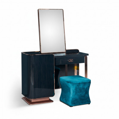 Hocker Blo Textil Schlofzëmmer Nei Kreativ Modern Design Miwwelen Luxus Stoff