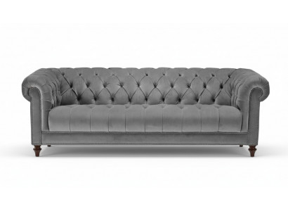 Dreisëtzer Gro Stoff Wunnzëmmer Design Couchen Polstersofa Sofas Chesterfield