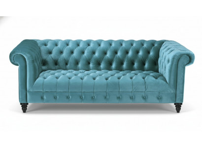 Türkis Chesterfield Wunnzëmmer Modern Design Couchen Sofa Kreativ Miwwelen Stoff