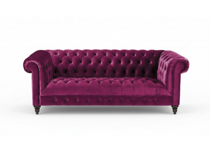 Rosa Drësësser Stoff Chesterfield Design Canapéë Polstersofaen Original Nei