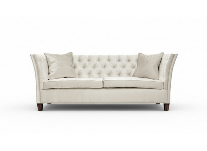 Chesterfield Zweesëtzer Hellgro Stoft Wunnzëmmer Design Polstersofa Kreativ