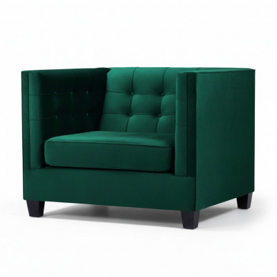 Chesterfield Sesselen Wunnzëmmer Modern Textil Stoff Gréng Kreativ Miwwelen Nei