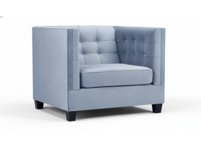 Bloen Chesterfield Fauteuil Wunnzëmmer Textil Stoff Kreativ Miwwelen Modern