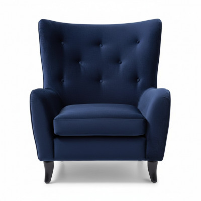 Sëtz Stoff Chesterfield Samett Miwwelen Wunnzëmmer Modern Couchen Blo
