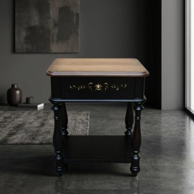 Designer Nuecht-Dësch Konsole Luxus Nuetsdëscher Bäistell Lieder Konsolen Holz Nei