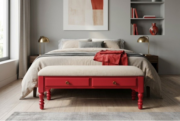 Textildesign Luxus Hocker Polster Amerikanesch Sëtz Relax Säit-Sofa Nei