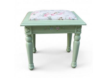 Textil Hocker Sofa Pouf Polster Bäisteelhocker Miwwelhocker Hocker Holz Sëtz Nei